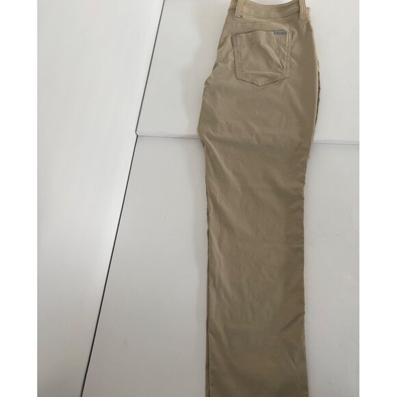 Eddie Bauer Pants 14 Khaki Performance Hiking Quick Dry Mesh Gorpcore Athleisure - Picture 13 of 13